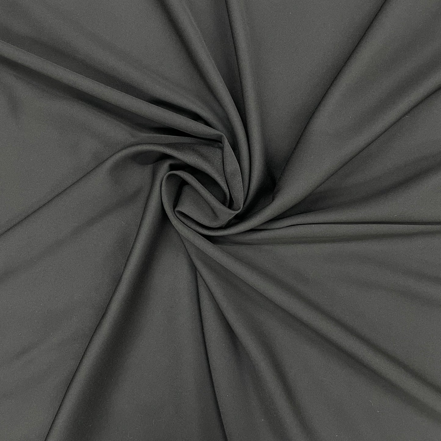 Black Solid Banana Crepe Fabric - TradeUNO