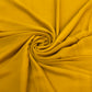 Mustard Solid Georgette Fabric - TradeUNO