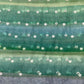 Green With Multicolor Digital Mirror Embroidery Organza Fabric - TradeUNO