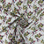 White With Yellow Floral Print Rayon Fabric - TradeUNO