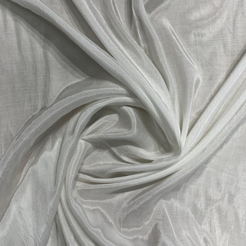 White Solid Remi Santoon Rfd Dyeable Fabric - TradeUNO