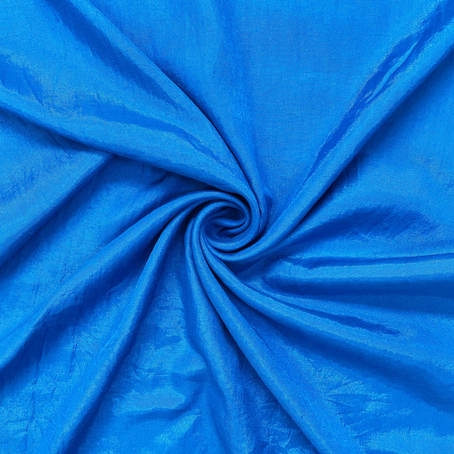 Azure Blue Solid Santoon Fabric - TradeUNO