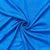 Azure Blue Solid Santoon Fabric - TradeUNO