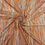 Orange & White Stripes with Foil Knitted Lycra Polyester Fabric - TradeUNO