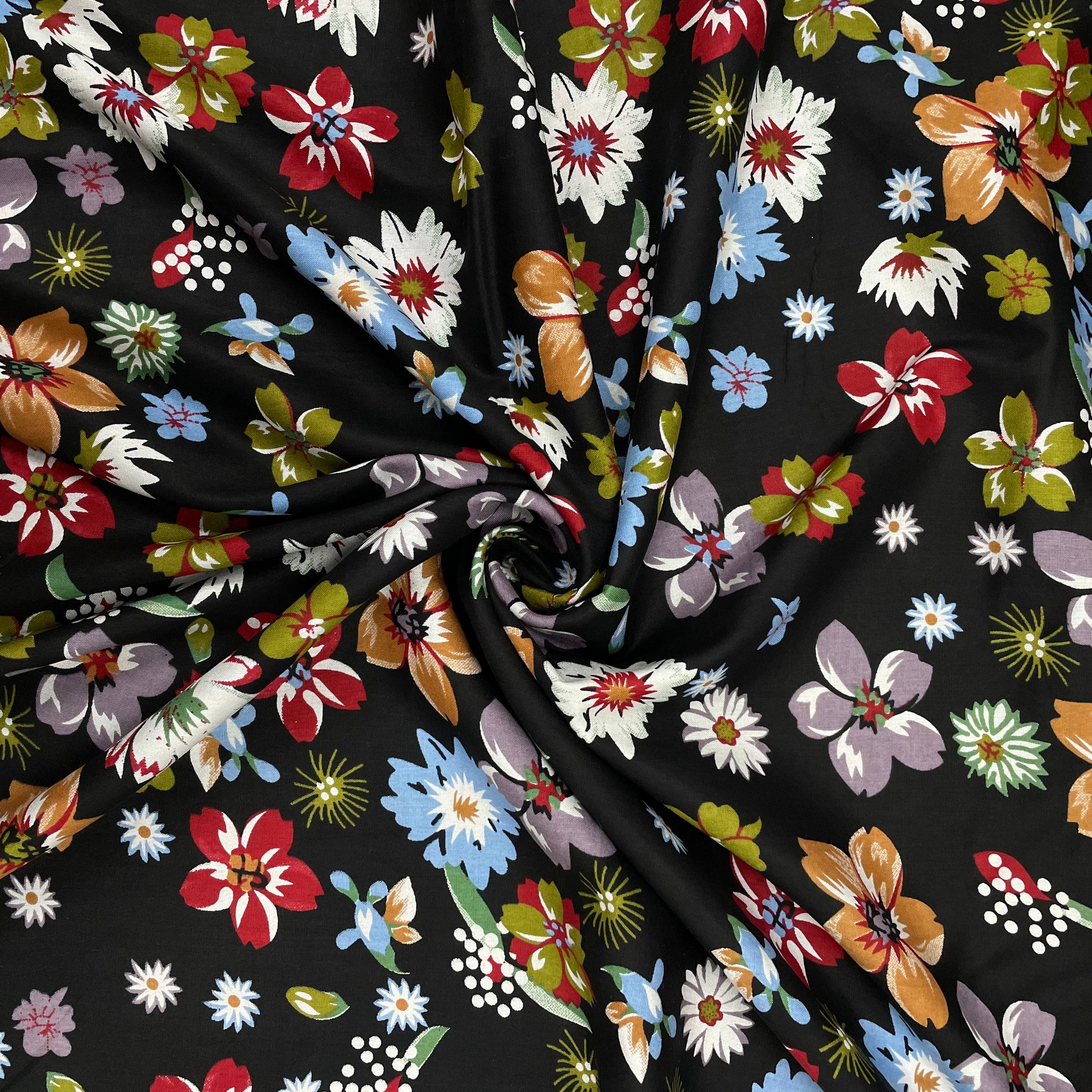 Printed sales rayon fabric