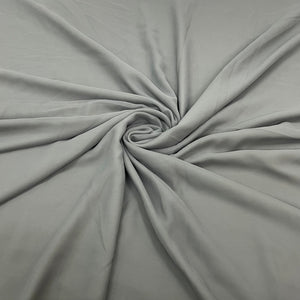 Dark Grey Solid Georgette Fabric - TradeUNO