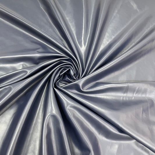 Navy Blue Solid Rexine Faux Leather Fabric
