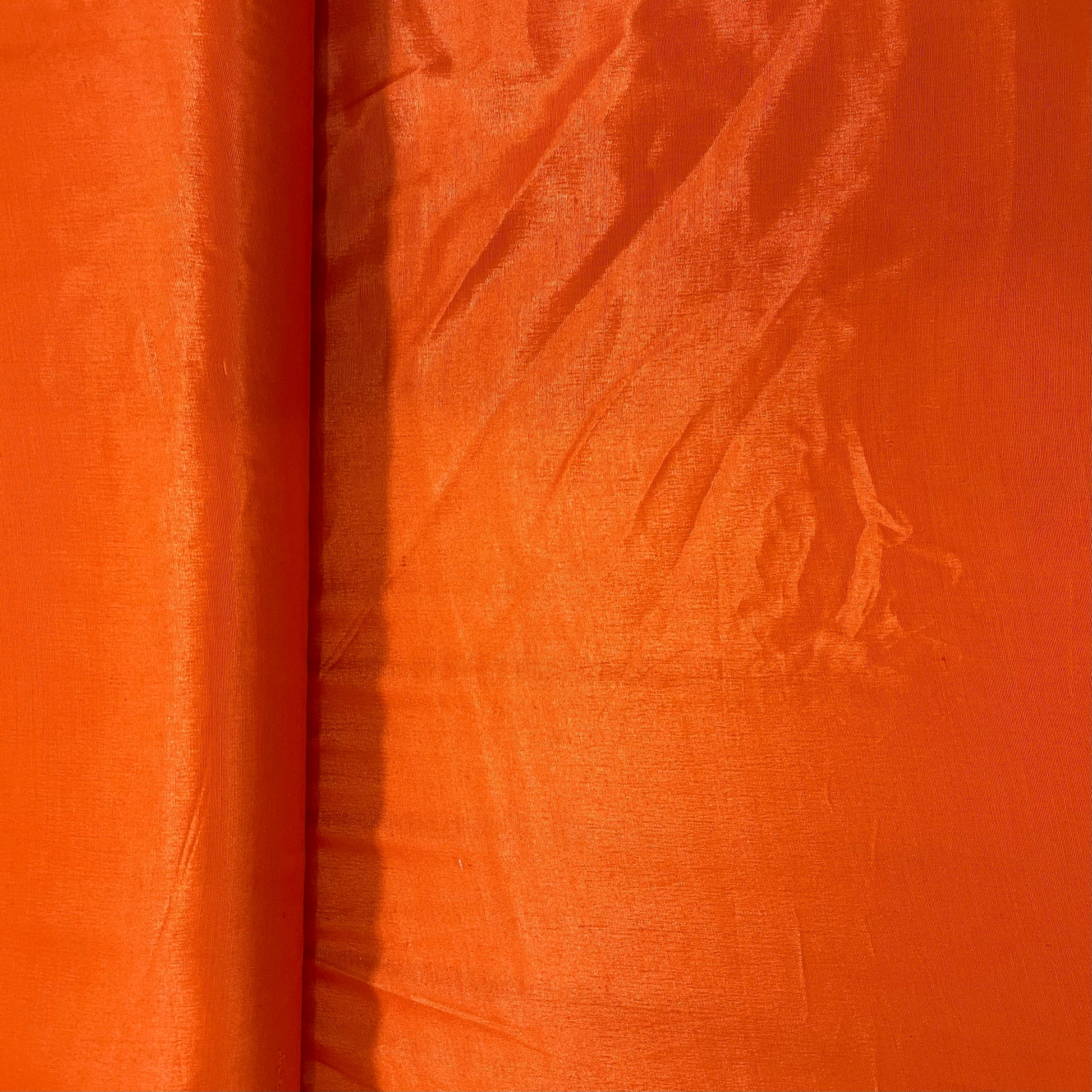 Orange Solid Santoon Fabric - TradeUNO