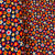 Navy Blue with Multicolor Floral Crepe Lycra Fabric - TradeUNO